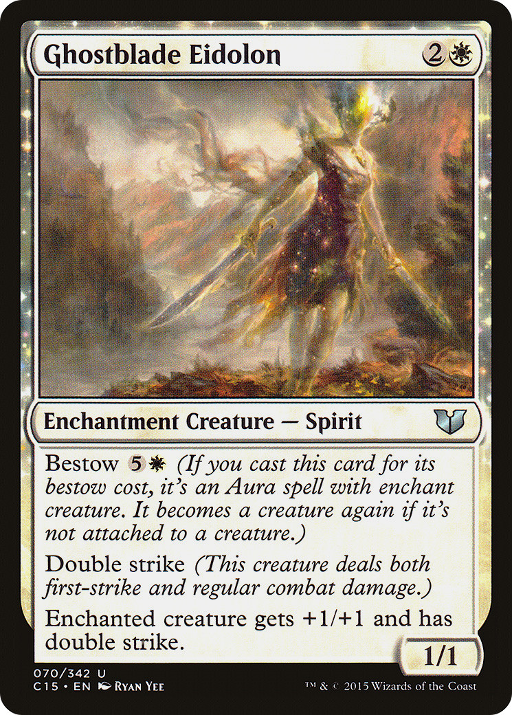 Ghostblade Eidolon #70 (MP) Commander 2015 C15 Magic MTG
