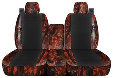 Front Set Camo Seat Covers Fits 1999-2006 Chevy Silverado Truck 40-20-40 Seats