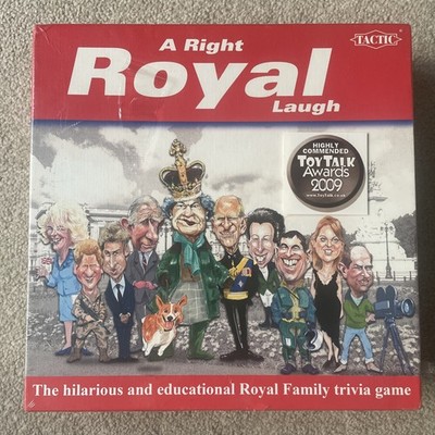EIN RICHTIGES ROYAL LACHEN Königliche Familie Quiz Brettspiel von Tactic neu versiegelt