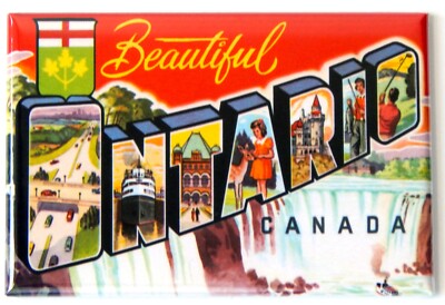 Ontario Canada FRIDGE MAGNET travel souvenir