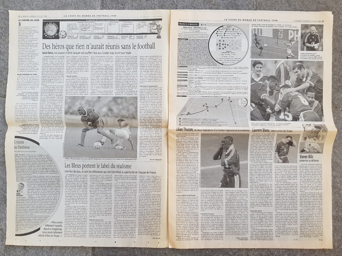 Les archives du JDD - 12 juillet 1998 : Le jour parfait