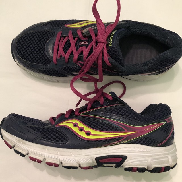 saucony cohesion mens purple