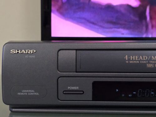SHARP VC-A542U VCR Video Cassette Recorder VHS Player No Remote - TESTED - Picture 3 of 11