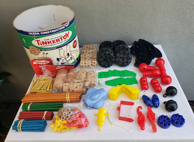 2006 Hasbro Tinkertoy Wood & Plastic COMPLETE 250pc ULTRA 23267