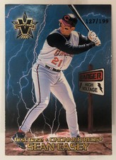 2000 Vanguard - High Voltage - Gold - Sean Casey - #12 - Cincinnati Reds - NrMt