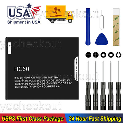 For Motorola Moto C Plus Dual SIM Replacement Battery SNN5979A HC60 Tool