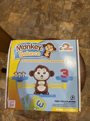 Monkey Balance Counting Educational Math Toy for Girls & Boys, STEM Toys
