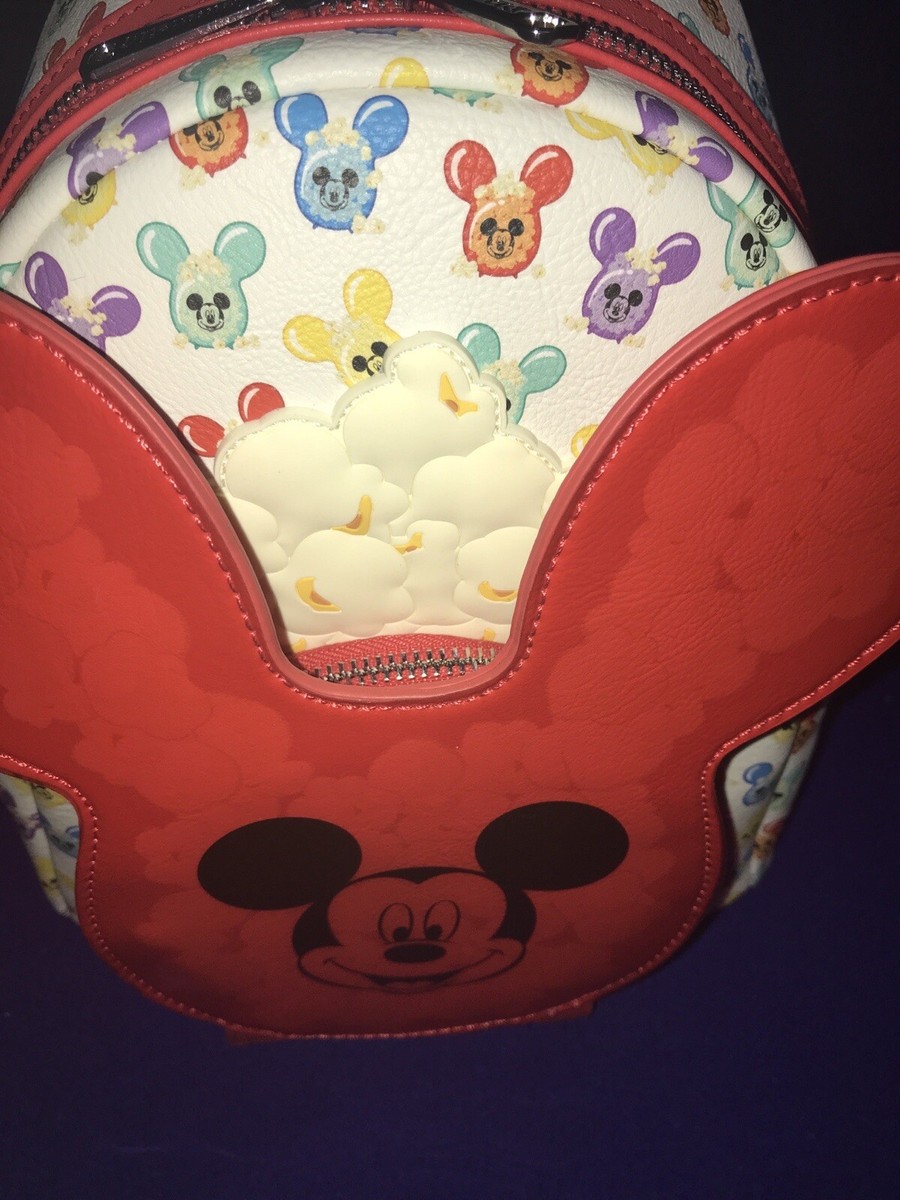 NEW Disney Parks Mickey Balloon Popcorn Bucket Loungefly  display picture 2