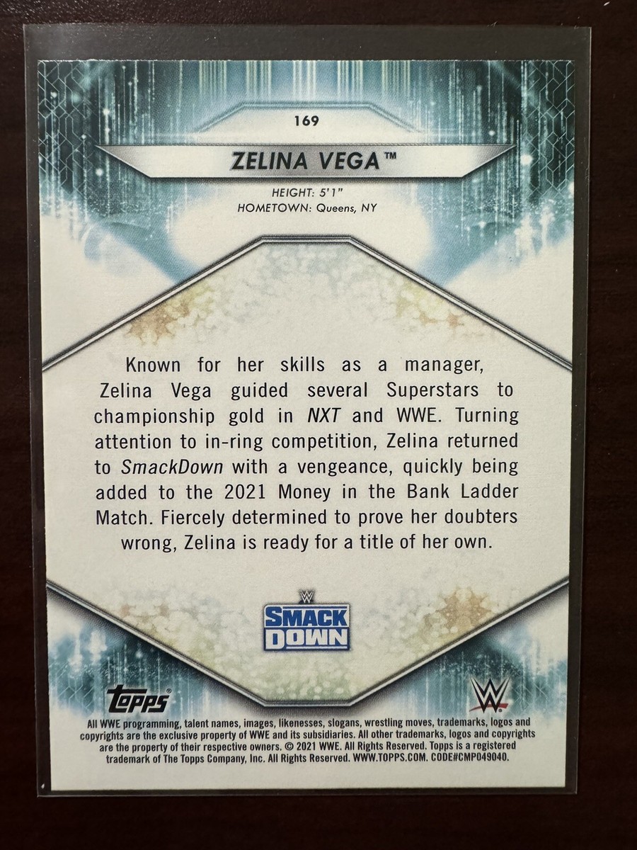 2021 Topps WWE Smackdown Zelina Vega #169 | eBay
