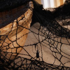 Mesh Tulle Spider Web Net Fabric DIY Lace Dressmaking Halloween Costume Sewing