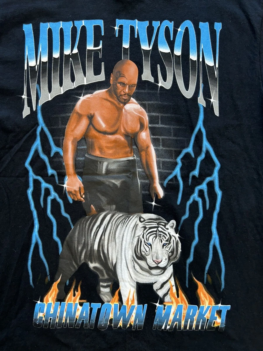 Mike tyson store t shirt tiger