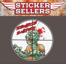 Zombie Sniper Vinyl Decal Sticker - Car Truck SUV - Made in USA Free US Shipping