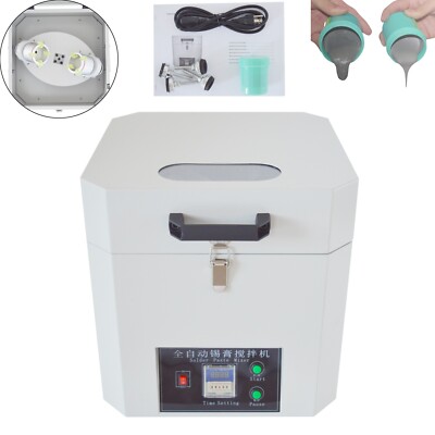 110V Automatic Solder Paste Mixer LED Digital Display High Speed Tin Paste Mixer