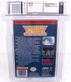Wurm Journey to the Center of the Earth New Nintendo 1991 Sealed NES WATA 9.8 A+
