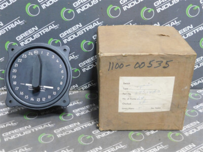 NEW The Lewis Engineering Co. 27S24B2 24 Point Temp. Selector Switch 4'' Face
