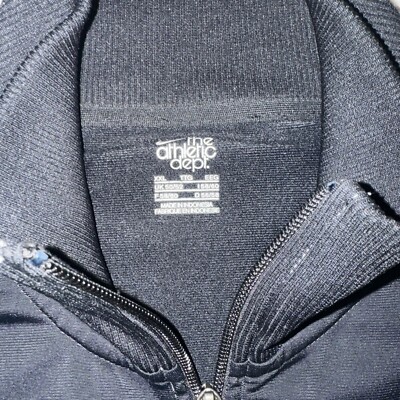 Vintage Nike Mens 2XL Black Athletic Department Full Zip Vintage Nike Mens 2XL Black Athletic Department Full Zip