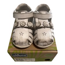PROMO! Scarpine bambina Chicco Sandal Gazzella Bianco Pelle nr. 21 - scatola