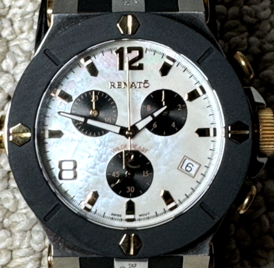 Renato Wilde Beast Mens Watch, Swiss Chronograph, New in Box w