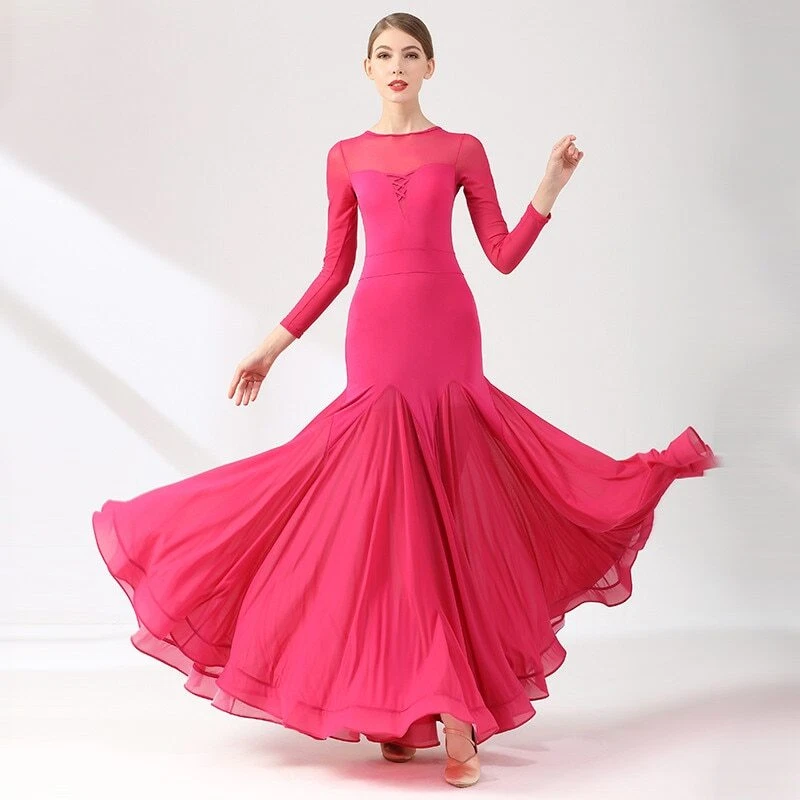 NEW Ballroom Competition Dance Dress Modern Waltz Tango Standard Dress 7003  | eBay