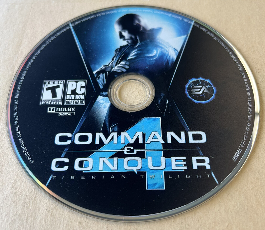 COMMAND & CONQUER 4: TIBERIAN TWILIGHT-PC-DISC ONLY-2010 | eBay