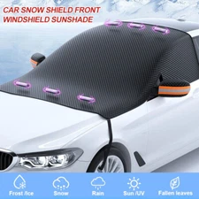 Magnetic Car Snow Cover Front Windshield Ice Frost Guard Sun Protection Outdoor
