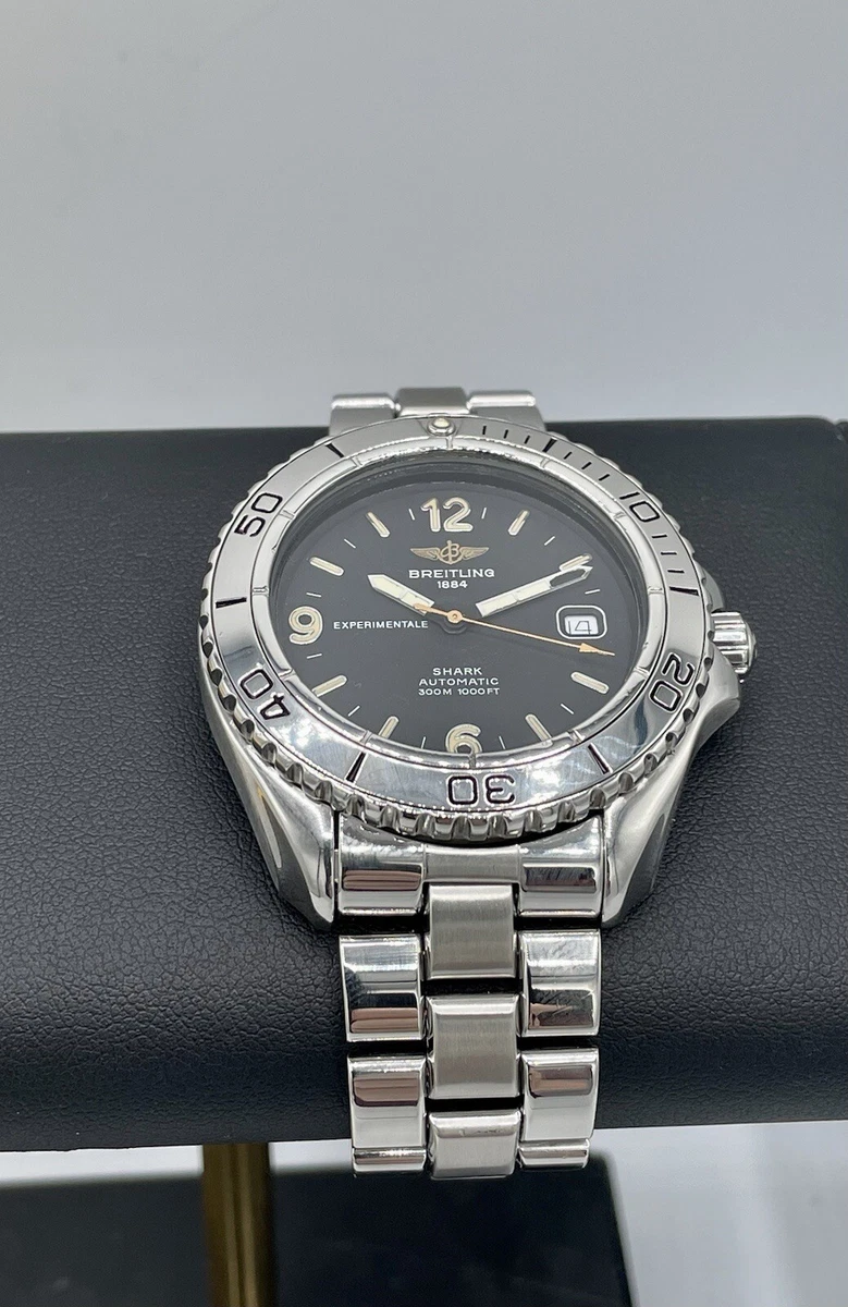 RARE BREITLING Shark Automatic Experimental Model A17065 Circa Early 1990 s 42mm
