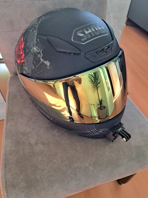 Shoei NXR Dystopia Mit Sena 5S Bluetooth ,GoPro Halterung,2 zusätzliche Visiere