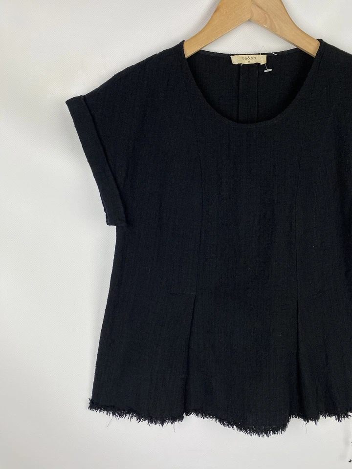 T-shirt tunique femme manches courtes BA&SH Oscar taille US 4 - Photo 2/4