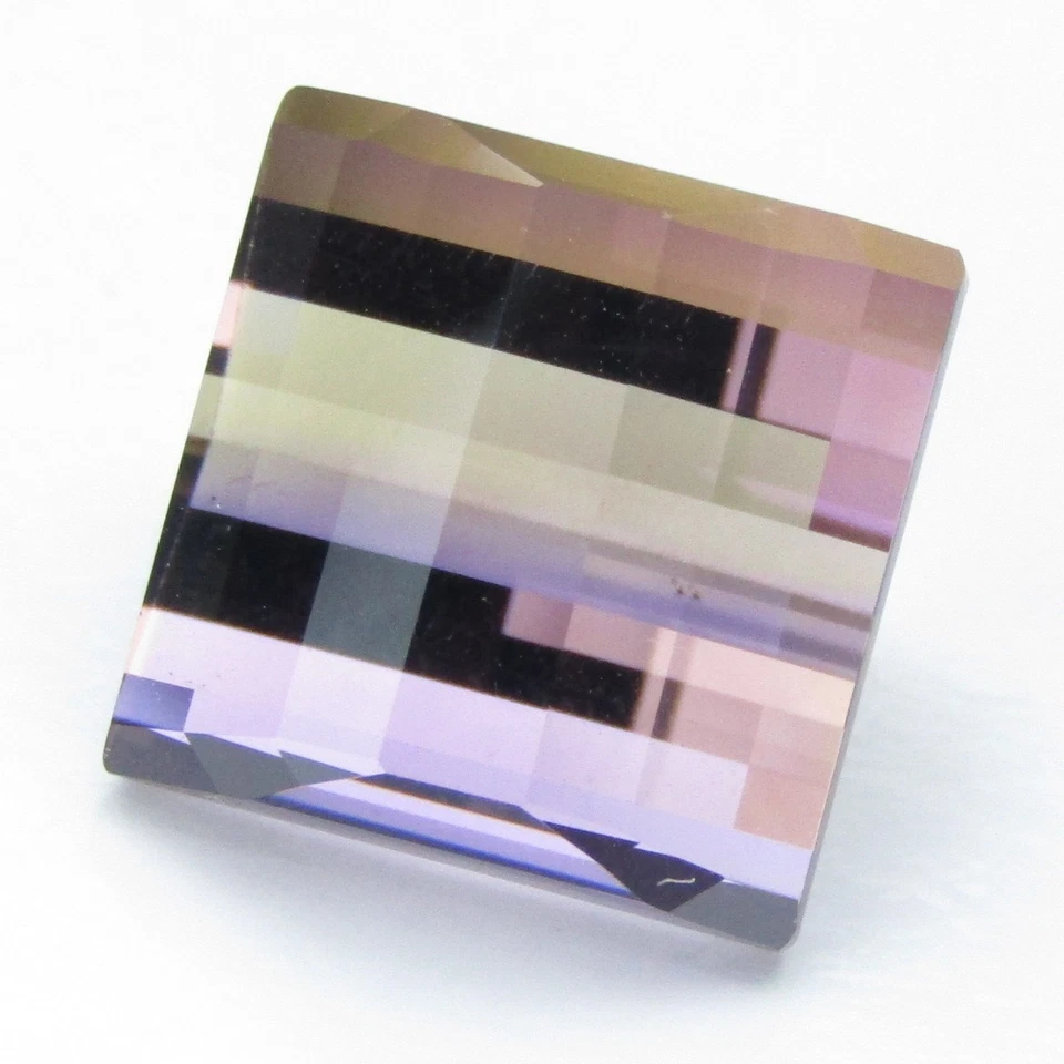 Pedra preciosa boliviana natural maravilhosa 12,92 ct corte quadrado pixel 12,8 mm - Imagem 3 de 4