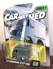 MGA 1/64 2025 CAR TUNED CUSTOMS SILVER '54 GRUMMAN STEP VAN SERIES 7 #08 NEW!
