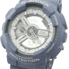 Casio G-Shock Ana-Digi Watch GA-110DC-2A7JF Denim Blue Used