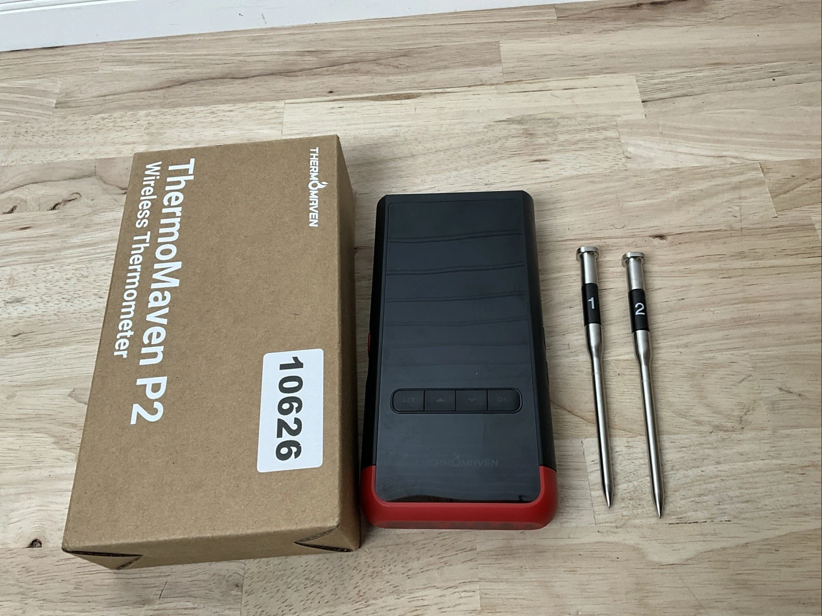Wireless Thermometer THERMOMAVEN P2 - 1 BAD PROBE? TESTED/WORKING
Opens in a new window or tab
