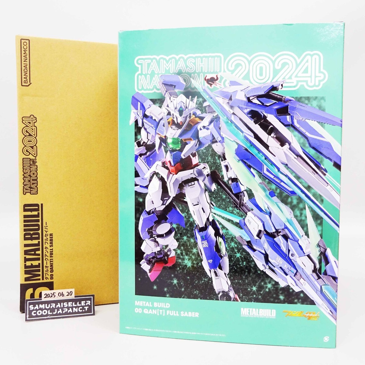 METAL BUILD 00 Qan(T) Full Saber Mobile Suit Gundam TAMASHII