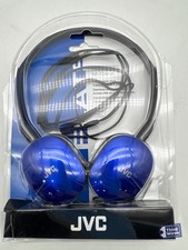 JVC HAS160A Flat Headphones - Blue
