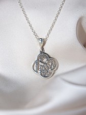 Armenian Alphabet Silver Pendant Necklace – Handmade Style