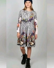 Molo Como Be A Tree Fairycore Baggy Knee Length Long Sleeve Dress Size 11 / 12