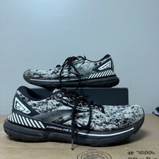 Brooks Adrenaline GTS 23 Mens 11.5 Black White Excellent Stability Running Shoes