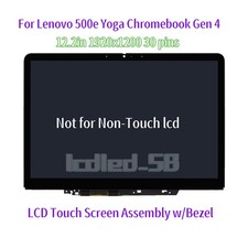 for Lenovo 500e Yoga Chromebook Gen 4 82W4 82W5 LED LCD Touch Screen Display IPS