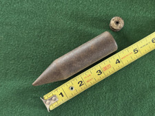 VINTAGE PLUMB BOB 11.2oz. ALL STEEL 4" LONG MADE IN USA?