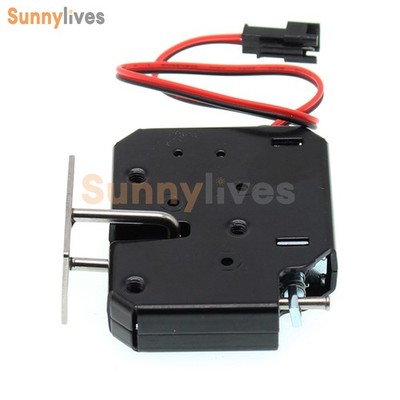 DC 12V Electromagnetic Electric Control Locker Lock Latch Steel For Door Drawer
