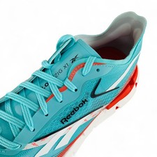 Reebok FloatZig X1 Aqua White Red Men's Running Shoes Sneakers 100210001 10