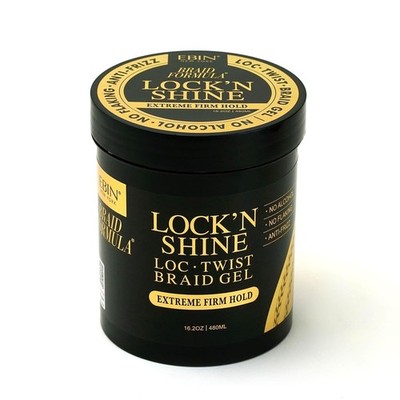 Ebin Braid Formula Lock' N Shine Loc Twist Braid Gel Extreme Firm Hold 16.2oz