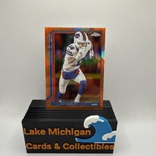 2025 Topps Chrome - Khalil Shakir #32 Orange Leather Refractor /25 Bills