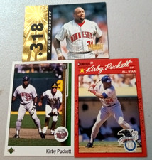 1996 Pinnacle Foil #318 Kirby Puckett 300 Minnesota Twins