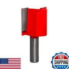 Freud Double Flute Straight Router Bit TiCo Hi-Density Carbide 1/2" Shank