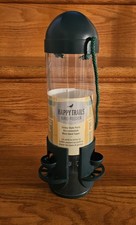 Happy Trails NEW Bird Feeder 3 Scoop Style Ports Plastic Hanging 12x4" Easy Fill