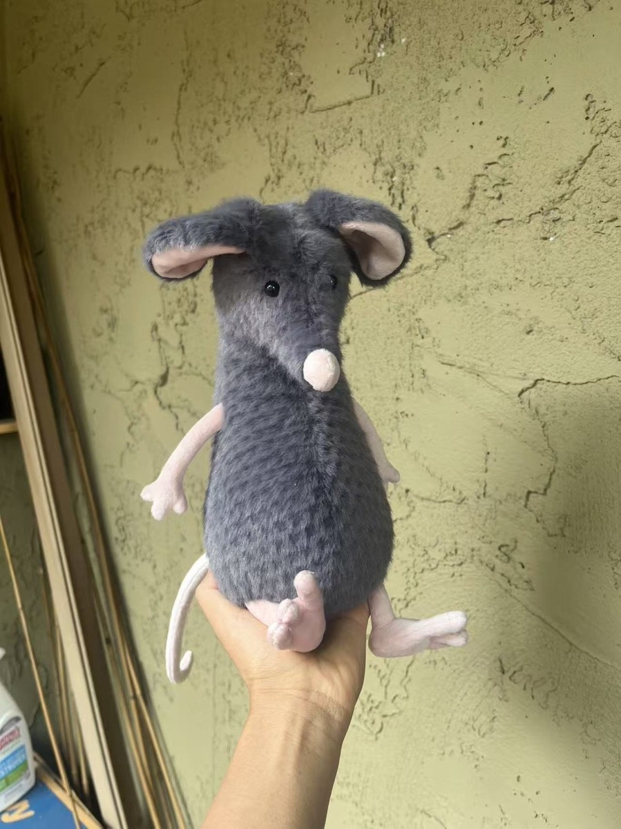 Jellycat London LAC3SR Lachlan Sad Rat And Dust Bag US