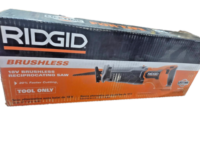 #ad Ridgid 18v Brushless Reciprocating Saw Tool Only LifeTime Warranty $130.00