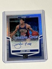 2024-25 Panini Donruss John Long Signature Series Auto #SS-JLP Pistons