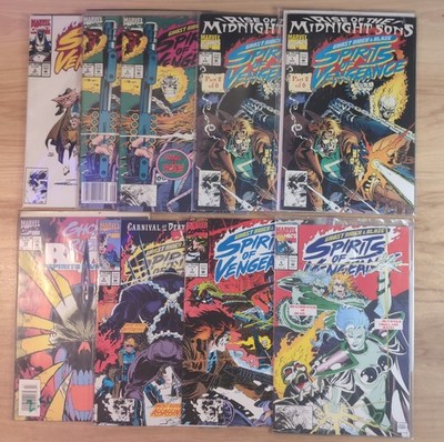 Ghost Rider & Blaze Spirits Of Vengeance #1-12 Plus extras LOT of 9 Two #1's